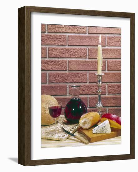 Wine and Cheese Evening-null-Framed Photographic Print