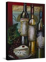 Wine and Cheese I-Jennifer Garant-Stretched Canvas