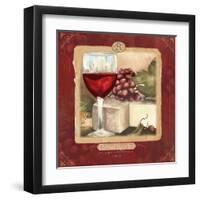 Wine and Cheese I-Elizabeth Medley-Framed Art Print