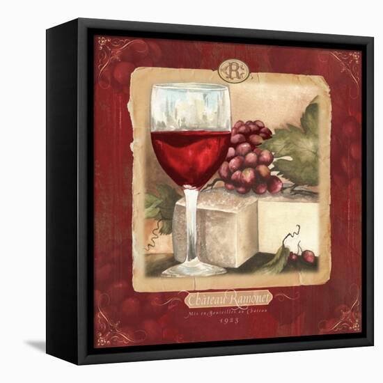 Wine and Cheese I-Elizabeth Medley-Framed Stretched Canvas