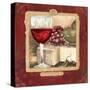 Wine and Cheese I-Elizabeth Medley-Stretched Canvas