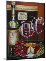 Wine and Cheese III-Jennifer Garant-Mounted Giclee Print