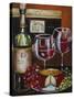 Wine and Cheese III-Jennifer Garant-Stretched Canvas