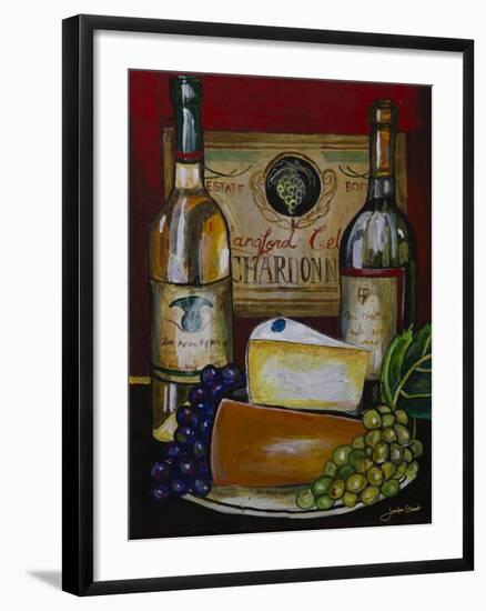 Wine and Cheese IV-Jennifer Garant-Framed Giclee Print