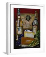 Wine and Cheese IV-Jennifer Garant-Framed Giclee Print