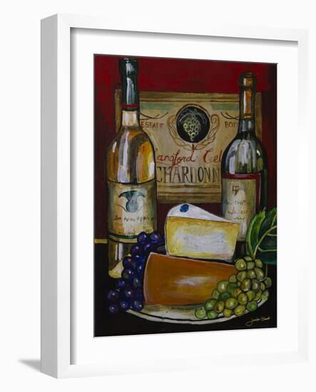 Wine and Cheese IV-Jennifer Garant-Framed Giclee Print