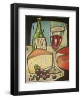 Wine and Cheese Please-Tim Nyberg-Framed Premium Giclee Print