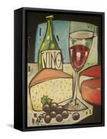 Wine and Cheese Please-Tim Nyberg-Framed Stretched Canvas