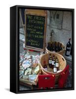 Wine and Cheese Shop, Lake Garda, Bardolino, Italy-Lisa S^ Engelbrecht-Framed Stretched Canvas