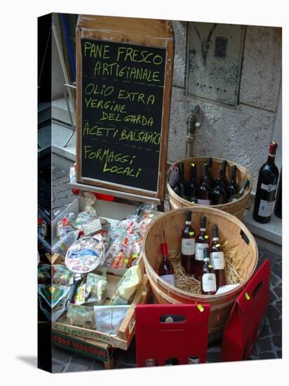 Wine and Cheese Shop, Lake Garda, Bardolino, Italy-Lisa S^ Engelbrecht-Stretched Canvas