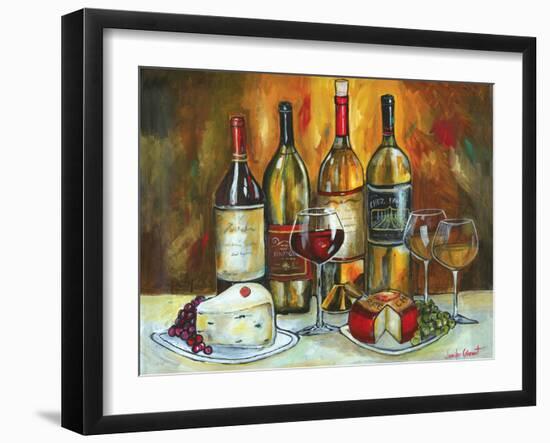 Wine and Cheese-Jennifer Garant-Framed Giclee Print