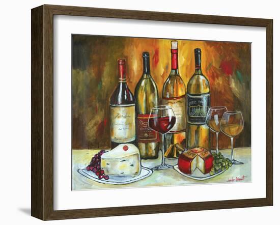 Wine and Cheese-Jennifer Garant-Framed Premium Giclee Print