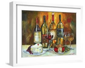 Wine and Cheese-Jennifer Garant-Framed Premium Giclee Print