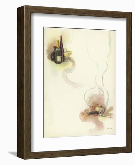 Wine and Cigars at the Savoy Hotel-Dudley Hardy-Framed Giclee Print