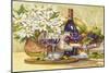 Wine and Daisies-Jerianne Van Dijk-Mounted Art Print