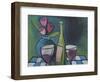 Wine and Flower-Tim Nyberg-Framed Giclee Print