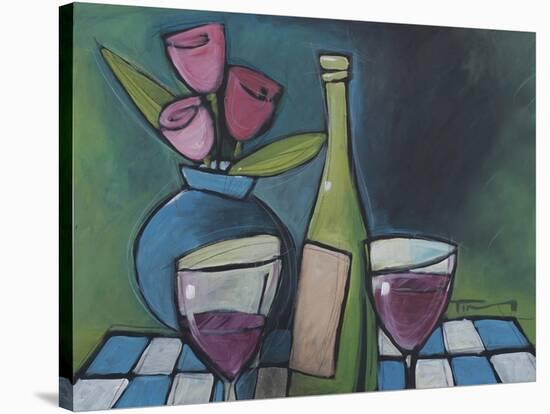 Wine and Flower-Tim Nyberg-Stretched Canvas