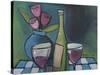 Wine and Flower-Tim Nyberg-Stretched Canvas