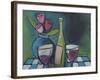 Wine and Flower-Tim Nyberg-Framed Giclee Print