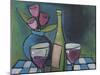 Wine and Flower-Tim Nyberg-Mounted Giclee Print