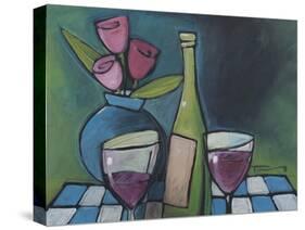 Wine and Flower-Tim Nyberg-Stretched Canvas