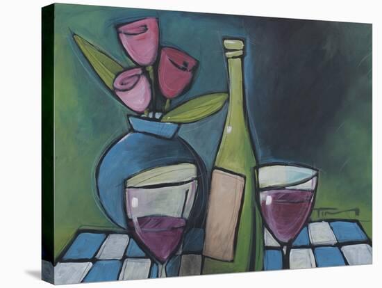 Wine and Flower-Tim Nyberg-Stretched Canvas