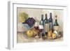 Wine and Fruit I v2 Light-Albena Hristova-Framed Art Print