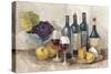 Wine and Fruit I v2 Light-Albena Hristova-Stretched Canvas