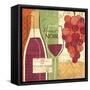Wine and Grapes I-Veronique Charron-Framed Stretched Canvas
