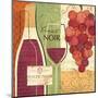 Wine and Grapes I-Veronique Charron-Mounted Art Print