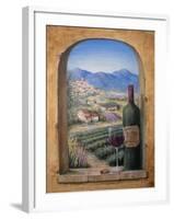 Wine and Lavender-Marilyn Dunlap-Framed Art Print