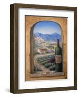 Wine and Lavender-Marilyn Dunlap-Framed Art Print