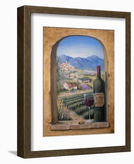 Wine and Lavender-Marilyn Dunlap-Framed Art Print