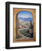 Wine and Lavender-Marilyn Dunlap-Framed Art Print