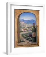 Wine and Lavender-Marilyn Dunlap-Framed Art Print