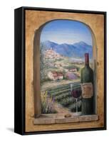 Wine and Lavender-Marilyn Dunlap-Framed Stretched Canvas