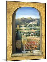 Wine and Poppies II-Marilyn Dunlap-Mounted Art Print