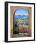 Wine and Poppies-Marilyn Dunlap-Framed Art Print