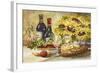 Wine and Sunflowers-Jerianne Van Dijk-Framed Art Print