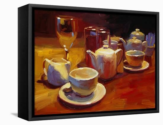 Wine and Tea, London-Pam Ingalls-Framed Stretched Canvas