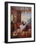 Wine Apertif Salon-Foxwell-Framed Art Print