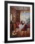 Wine Apertif Salon-Foxwell-Framed Art Print