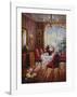 Wine Apertif Salon-Foxwell-Framed Art Print