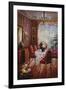 Wine Apertif Salon-Foxwell-Framed Art Print