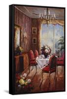 Wine Apertif Salon-Foxwell-Framed Stretched Canvas