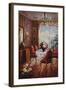 Wine Apertif Salon-Foxwell-Framed Art Print