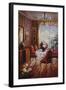 Wine Apertif Salon-Foxwell-Framed Art Print