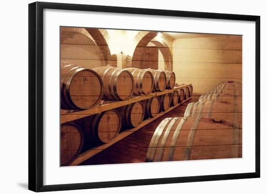 Wine Barrels-Acosta-Framed Photographic Print