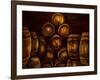 Wine Barrels-Jodi Monahan-Framed Art Print