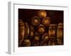 Wine Barrels-Jodi Monahan-Framed Art Print